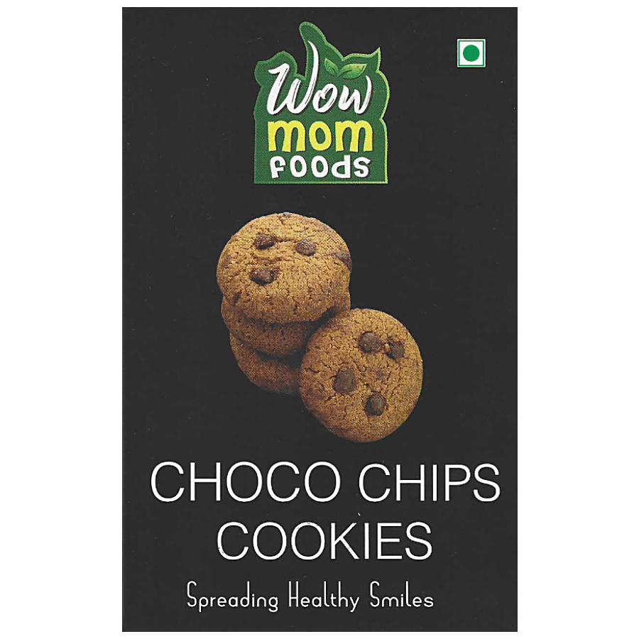 WOW MOM FOODS Millet Choco Chips Cookies - Rich