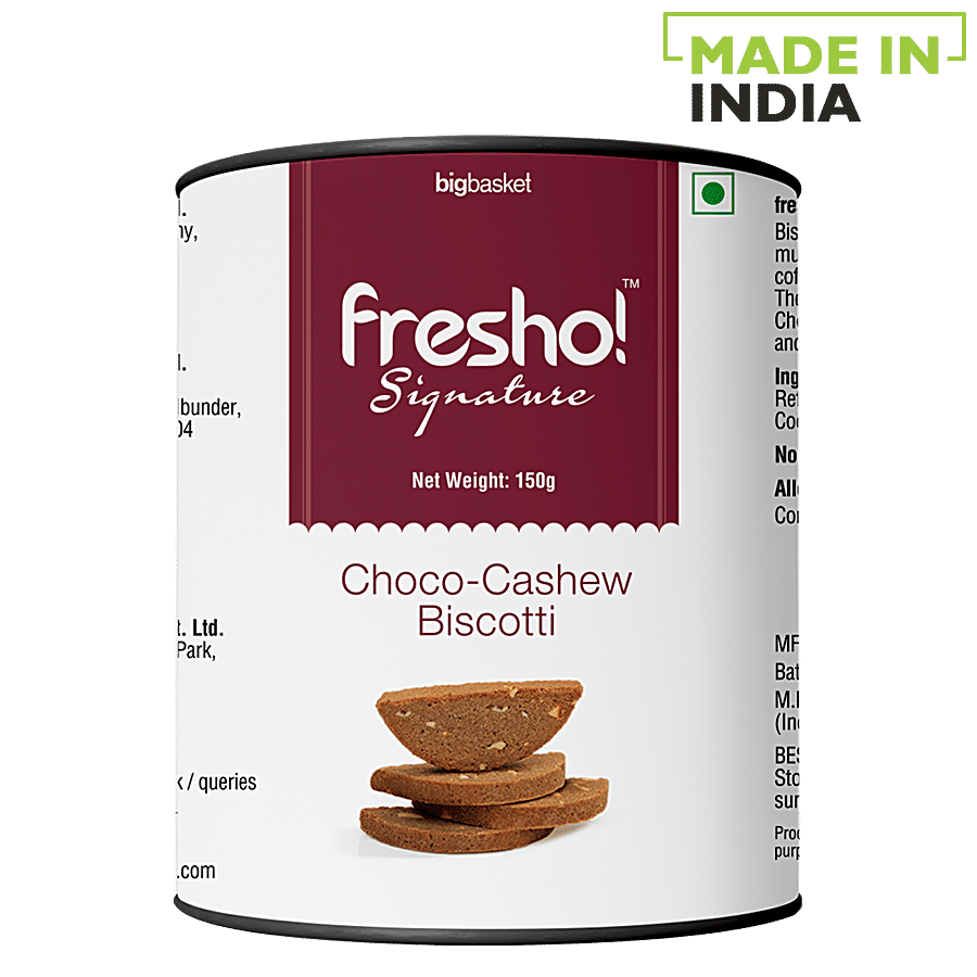 fresho! Signature Biscotti - Chocolate Cashew