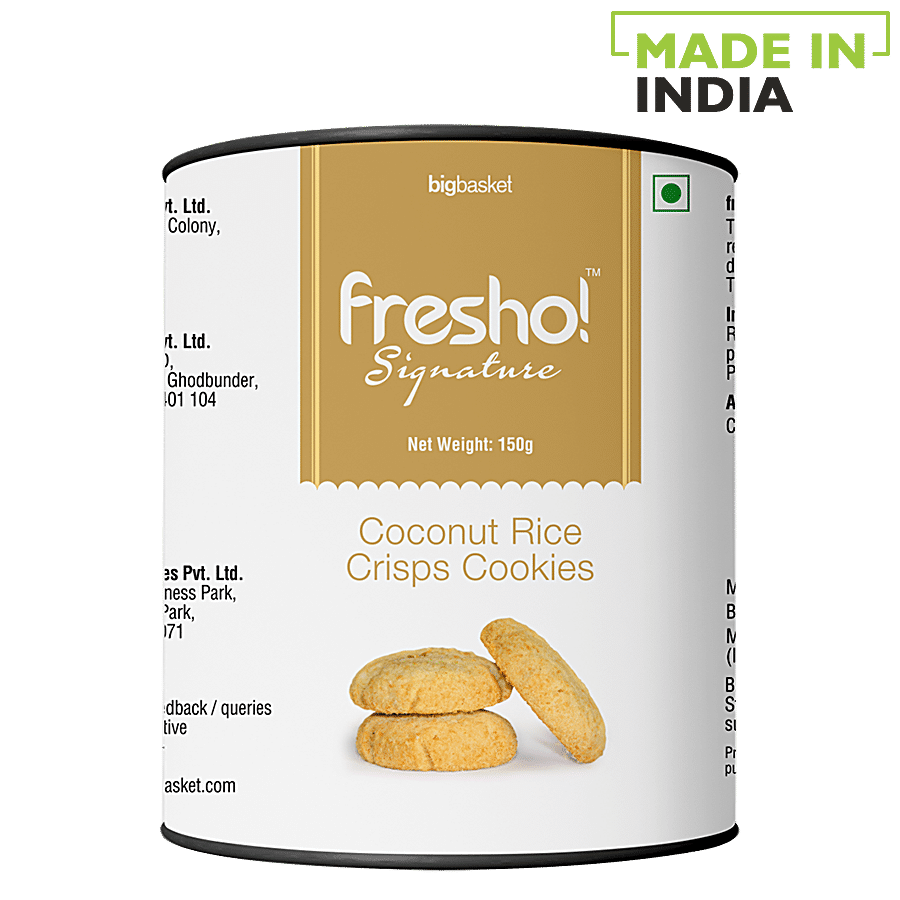 fresho! Signature Coconut Rice Crisps Cookies