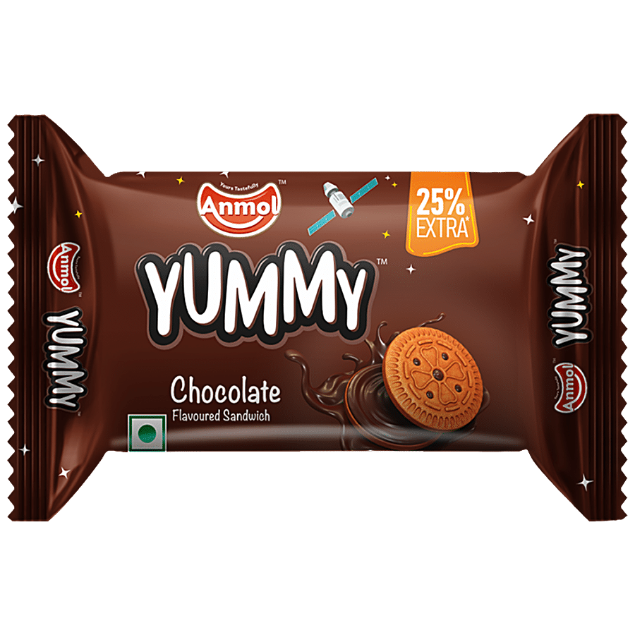 Anmol Yummy - Chocolate Flavoured Sandwich Biscuits