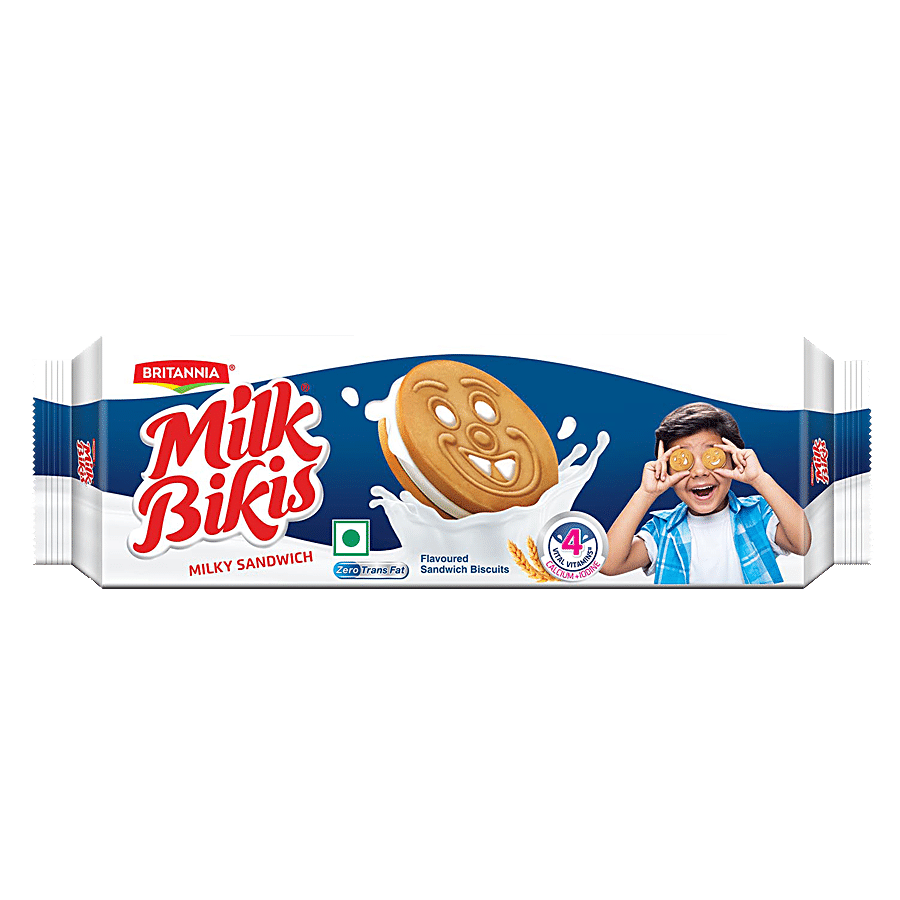 Britannia Biscuits - Milk Bikis Milk Sandwich