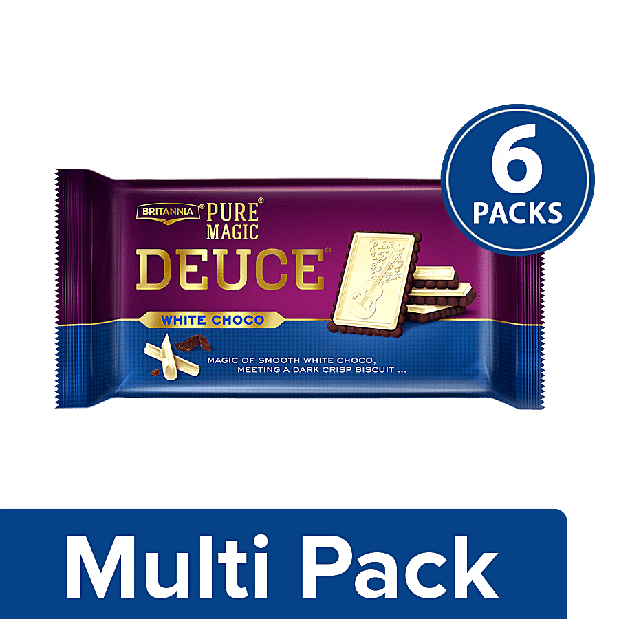 Britannia Pure Magic Deuce White Choco Biscuits - Cookies