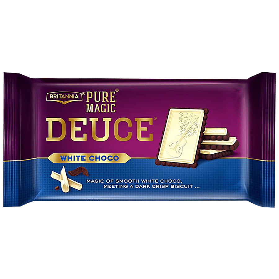 Britannia Pure MagicDeuce Biscuits - White Choco Filled