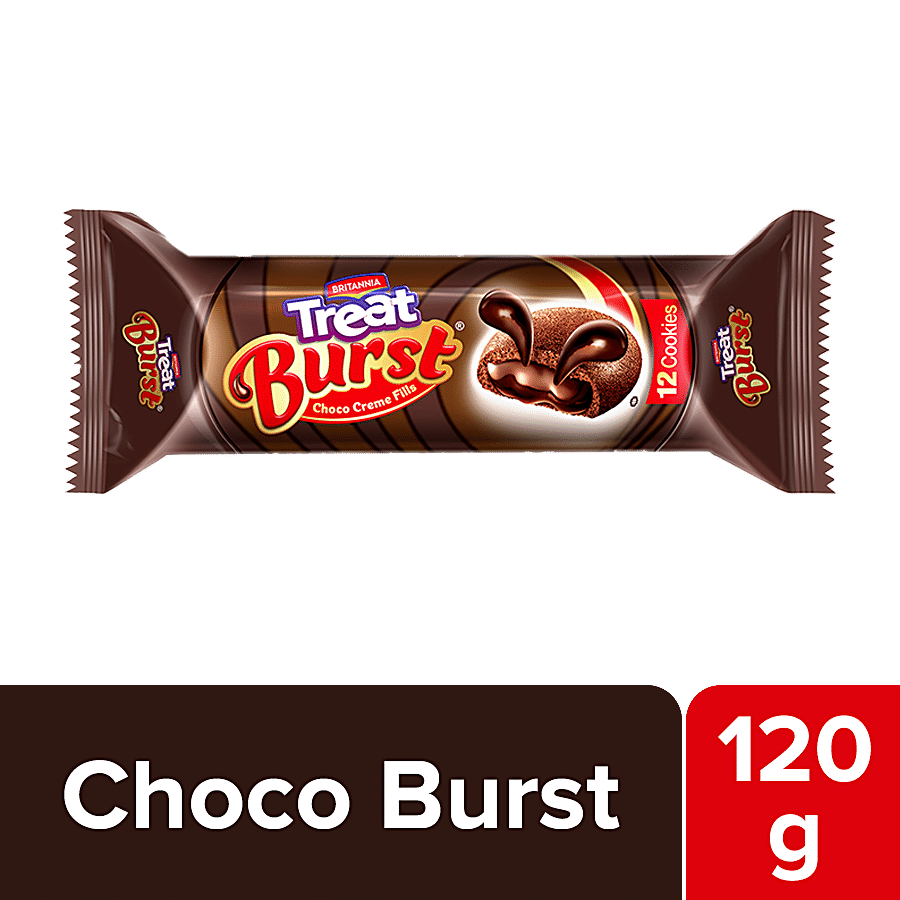 Britannia Treat Burst Choco Fills Cookies