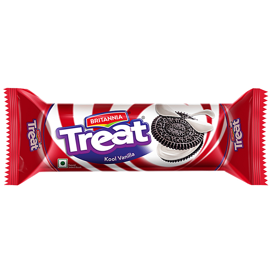 Britannia Treat Sandwich Biscuits - Kool Vanilla