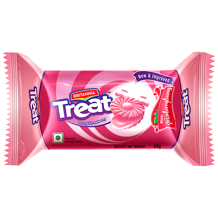 Britannia Treat - Strawberry Biscuits