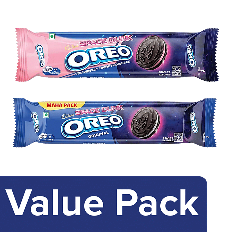 Cadbury Oreo Vanilla Flavour Creme Sandwich Biscuit