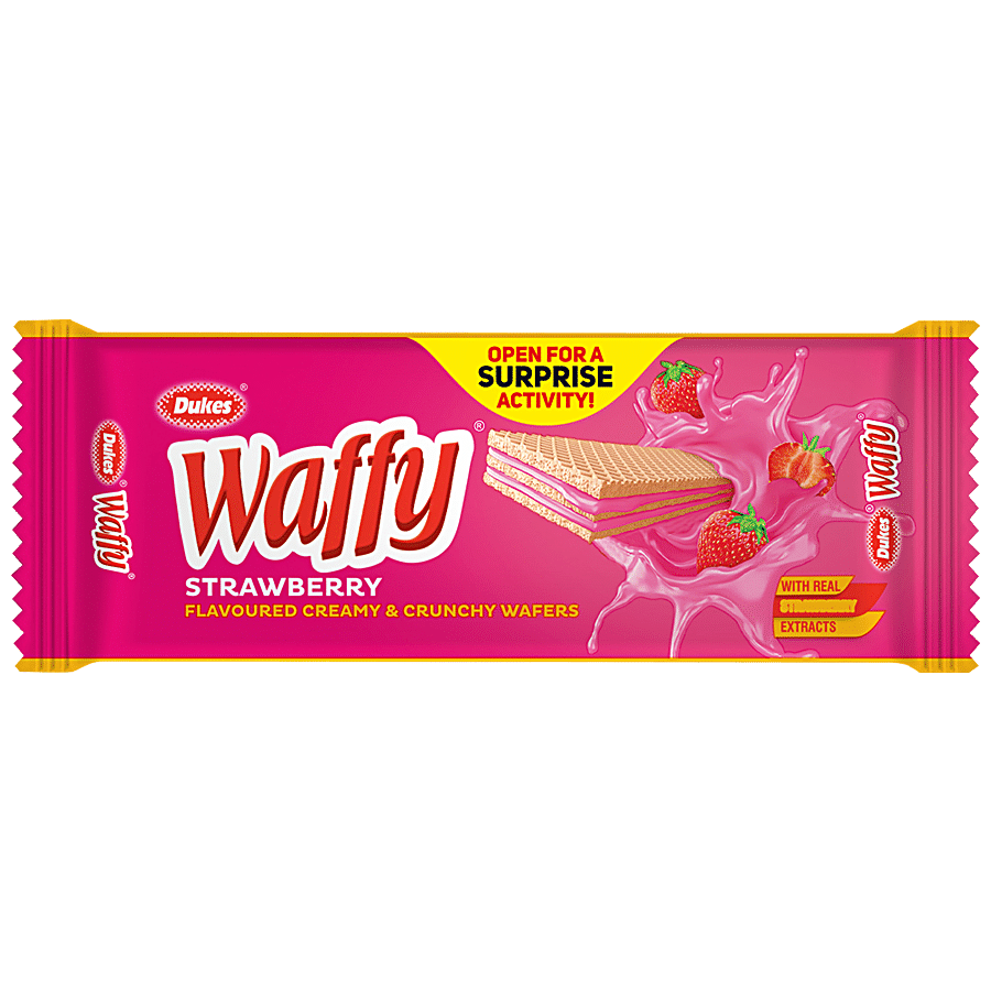 Dukes  Waffy Wafers - Strawberry Flavoured