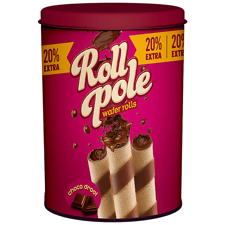 Haldiram  Roll Pole Wafer - Choco Drool Flavour