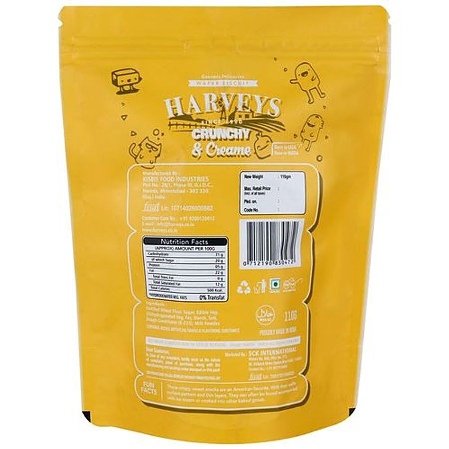 Harveys  Crunchy & Creame Wafer Biscuit - Vanilla