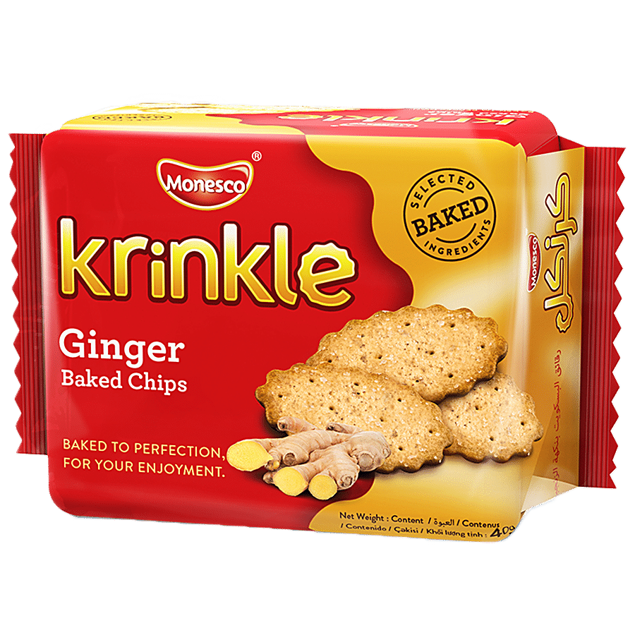 Krinkle Baked Chips - Ginger