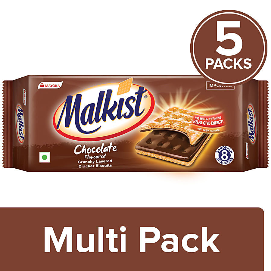 Malkist Chocolate Flavoured Cracker Biscuits - Family Pack