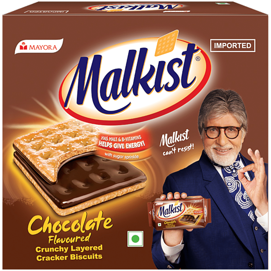 Malkist Chocolate Flavoured Cracker Biscuits - Single