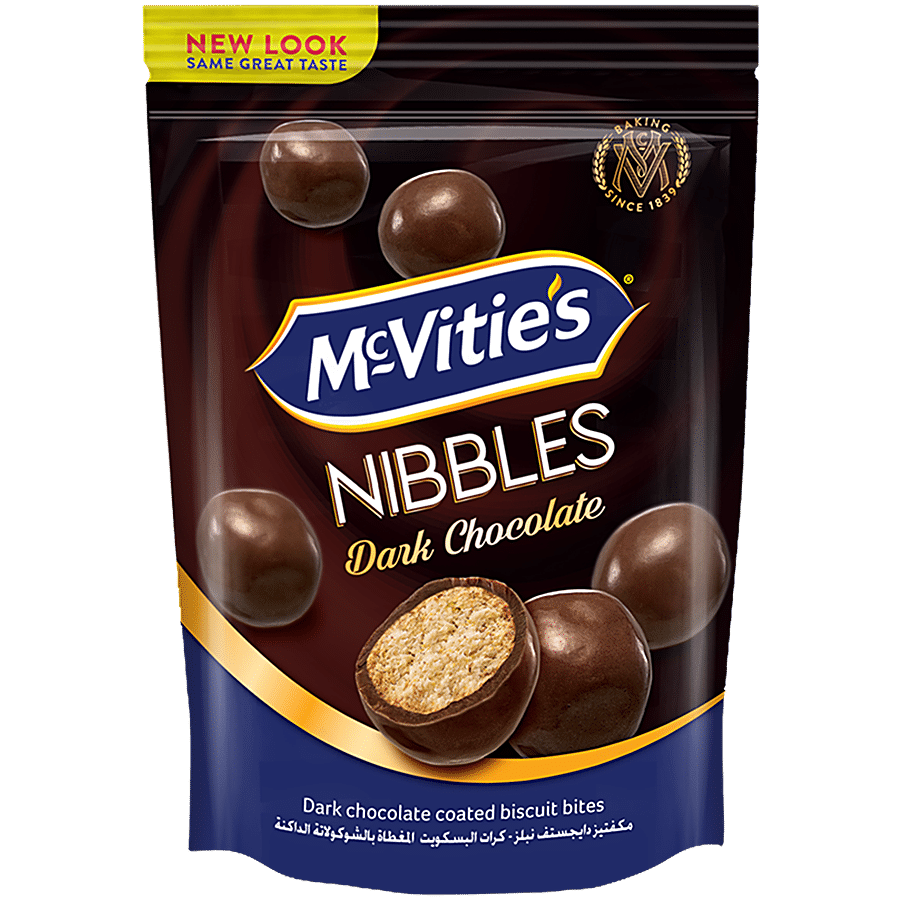 McVitie's Nibbles Dark Chocolate Coated Biscuit Bites