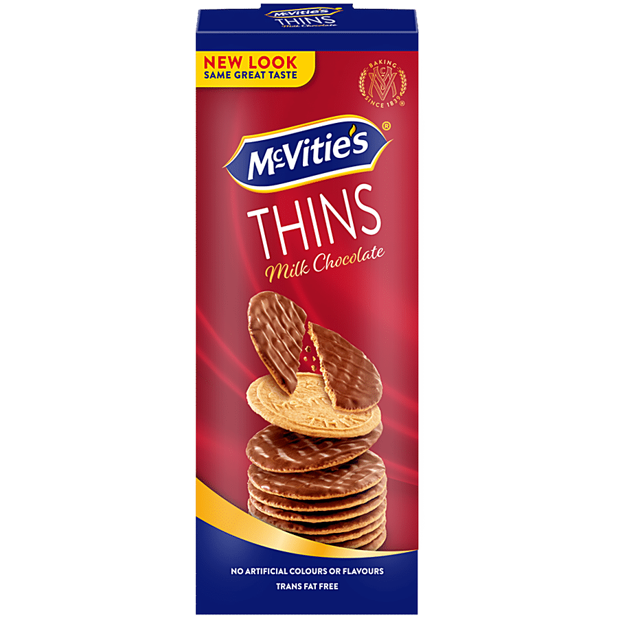 McVitie's Thins Milk Chocolate Coated Biscuits