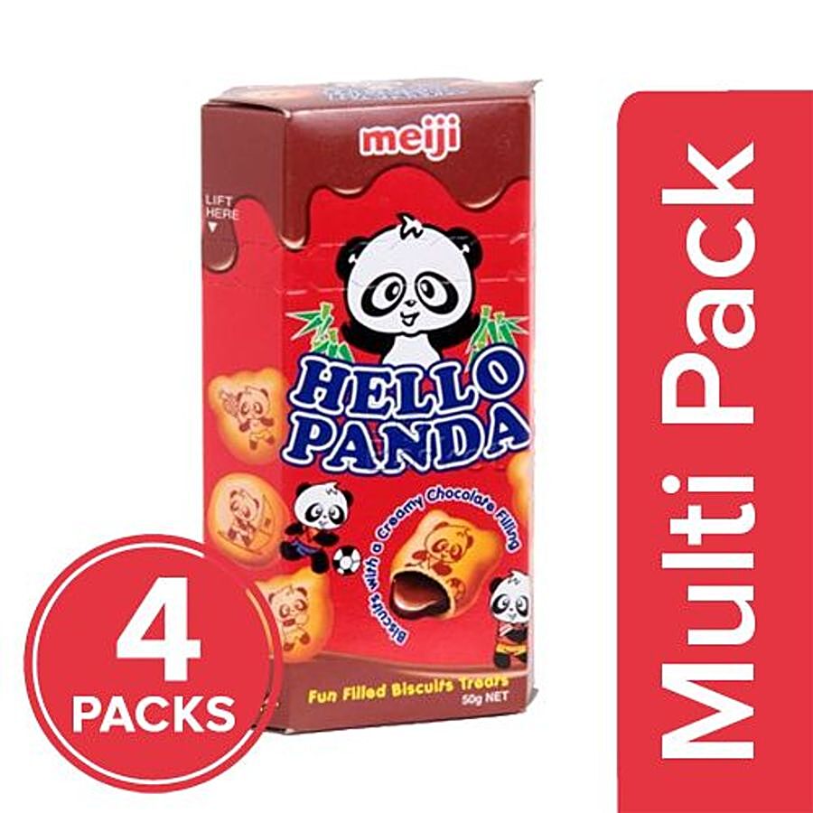 Meiji  Hello Panda Biscuits - Double Chocolate Filling