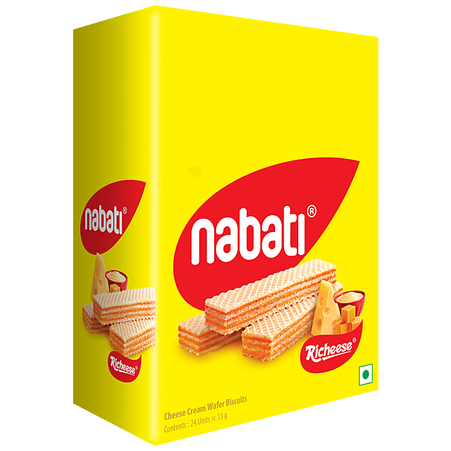 Nabati Richeese Cheese Cream Wafer Biscuits - Crunchy