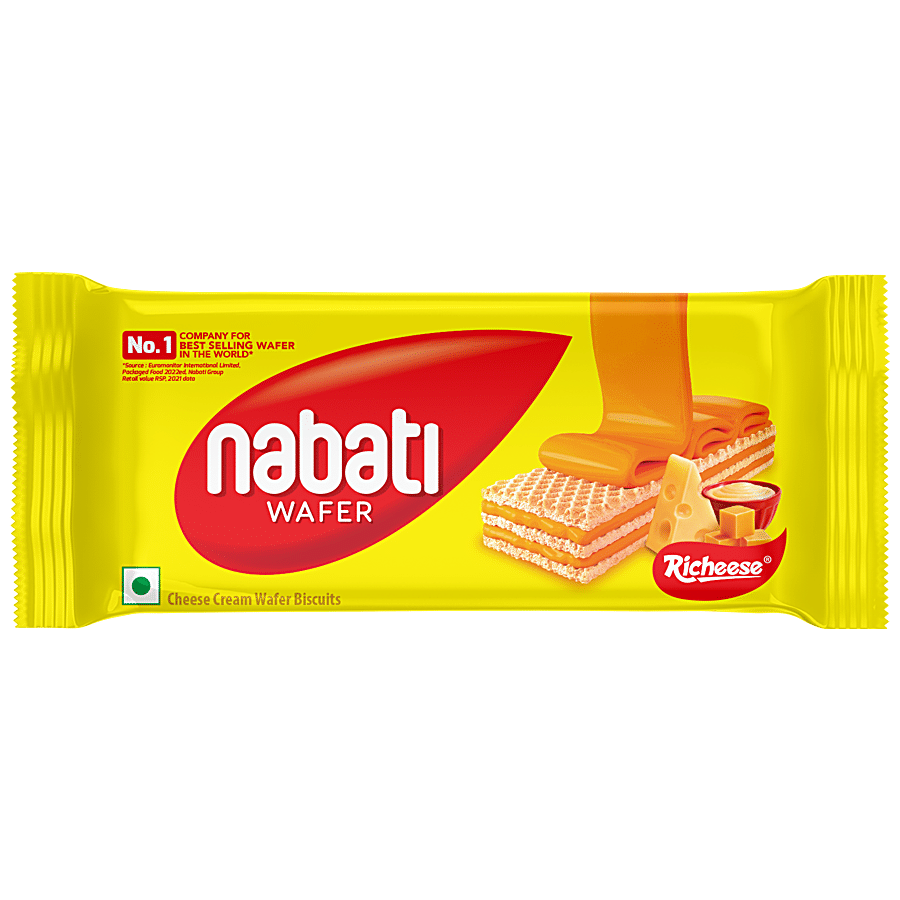 Nabati Richeese Cheese Cream Wafer Biscuits - Light