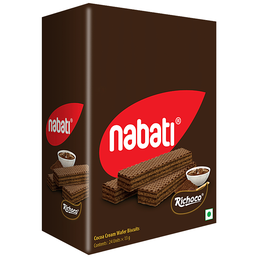 Nabati Richoco Cocoa Cream Wafer Biscuits - Crunchy