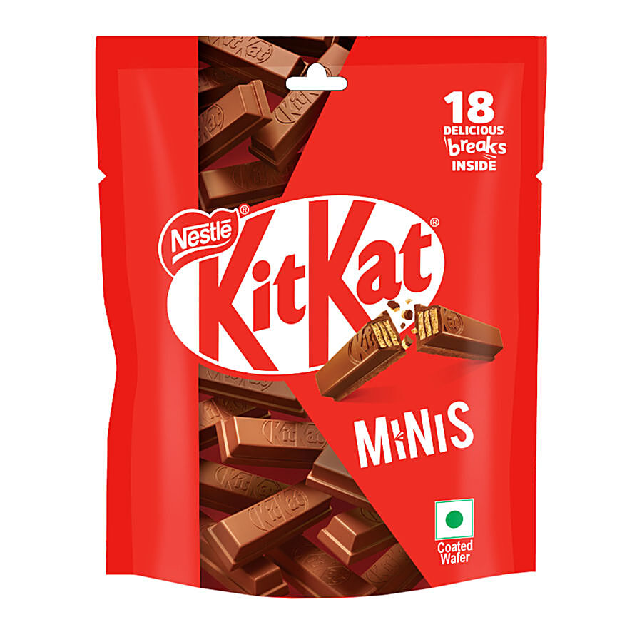 Nestle  Kitkat Minis Chocolate Coated Wafer Bar - Share Bag