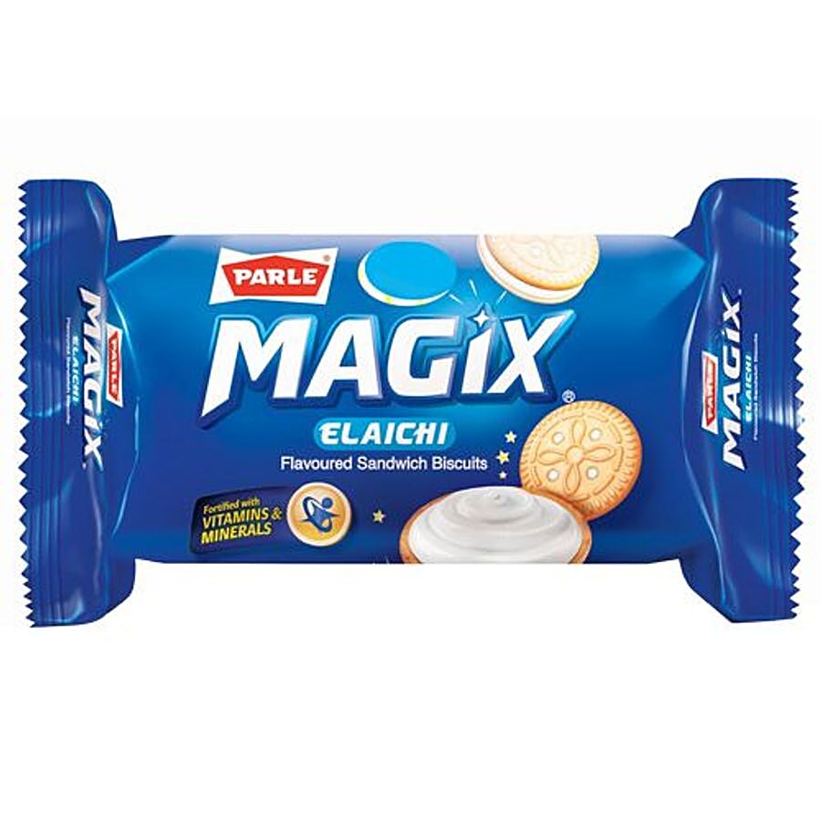 PARLE Magix Sandwich Biscuits - Elaichi