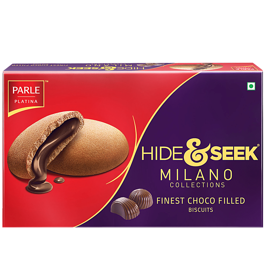 PARLE PLATINA Hide N Seek Milano Finest Choco Filled Biscuits