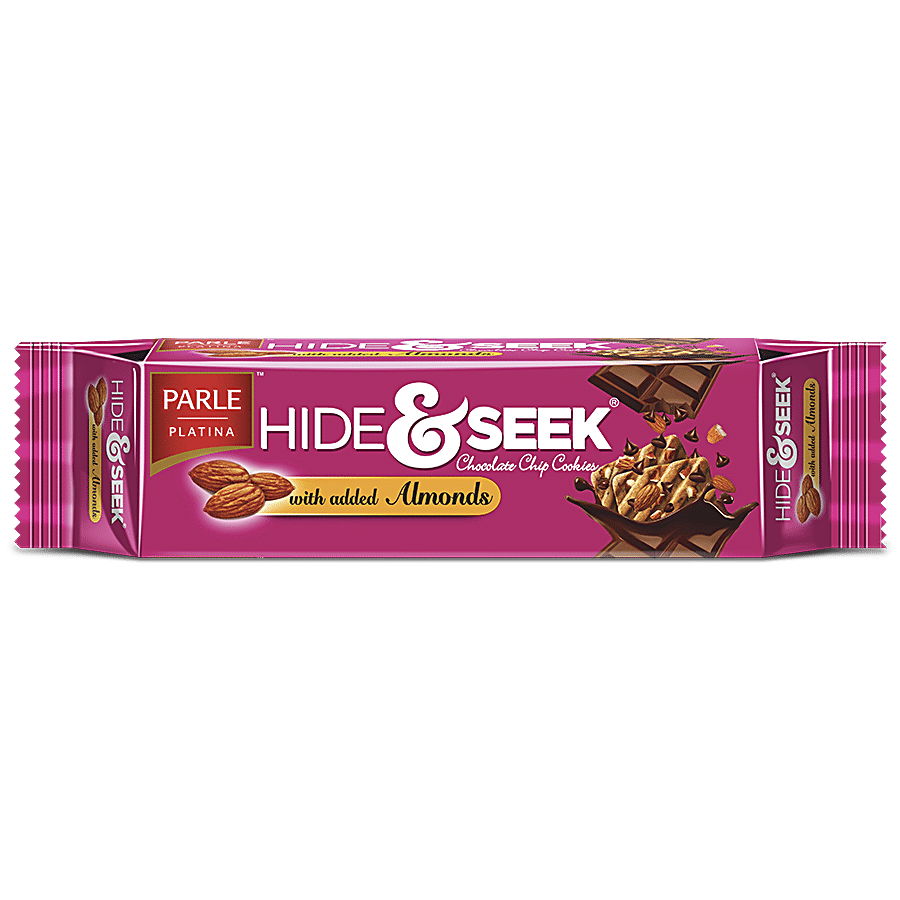 PARLE Platina Hide & Seek Choco Chip Cookies With Chocolate & Almonds