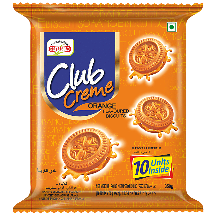 PRIYAGOLD Club Creme - Orange Biscuits