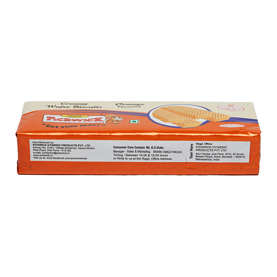 Pickwick  Creamy Wafer Biscuits - Orange