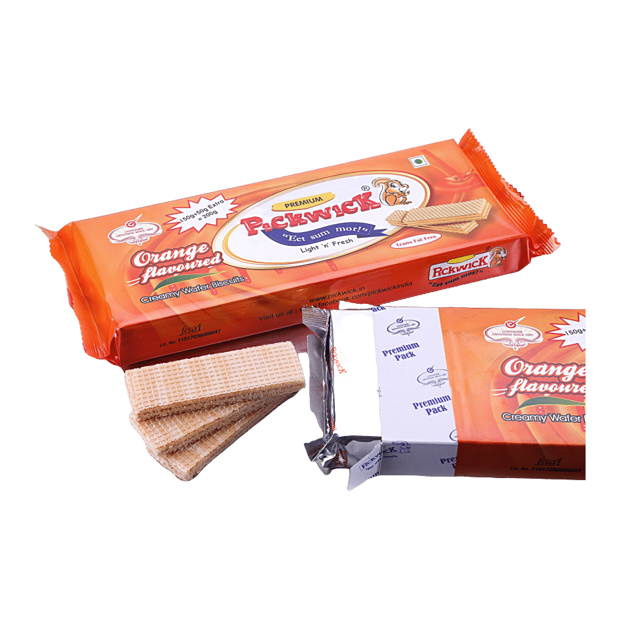 Pickwick  Premium Creamy Wafer Biscuits - Orange