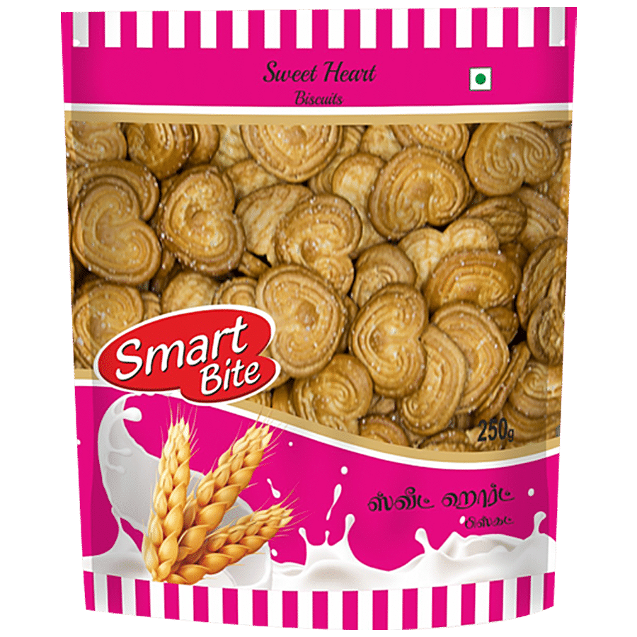 Smart Bite Sweet Heart Biscuit - Crunchy