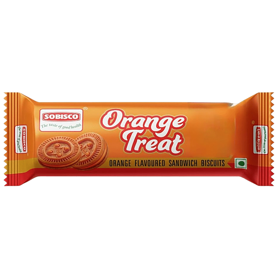 Sobisco Orange Treat Sandwich Cream Biscuits