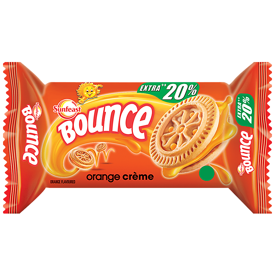 Sunfeast Bounce Creme Biscuits - Orange