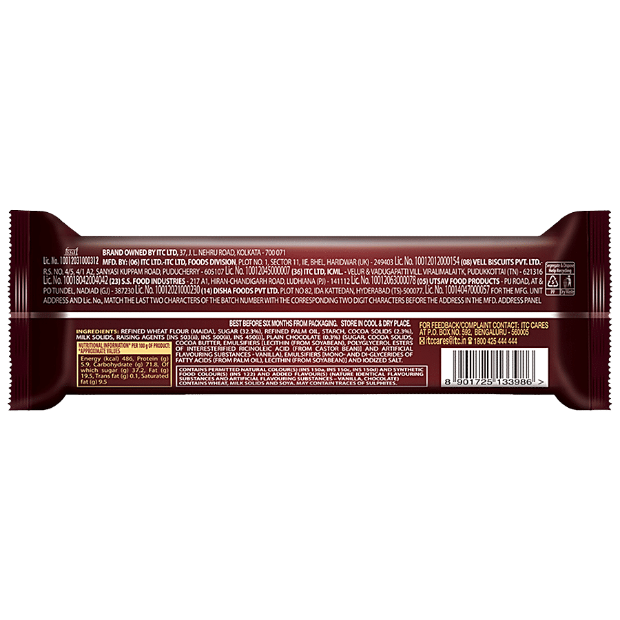 Sunfeast Dark Fantasy Bourbon Cream Biscuit - Classic With Real Chocolate