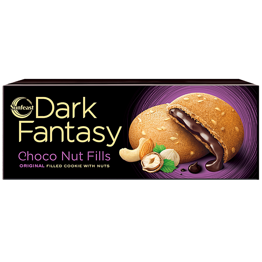 Sunfeast Dark Fantasy Choco Nut Fills Cookies