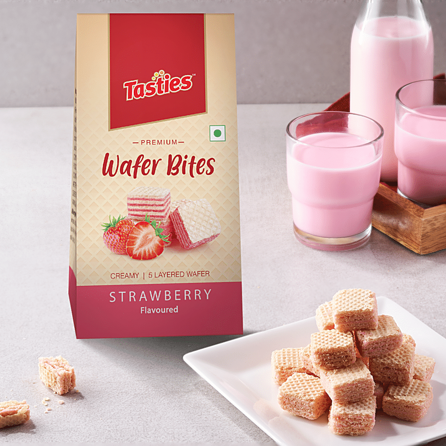 Tasties Wafer Bites - Strawberry