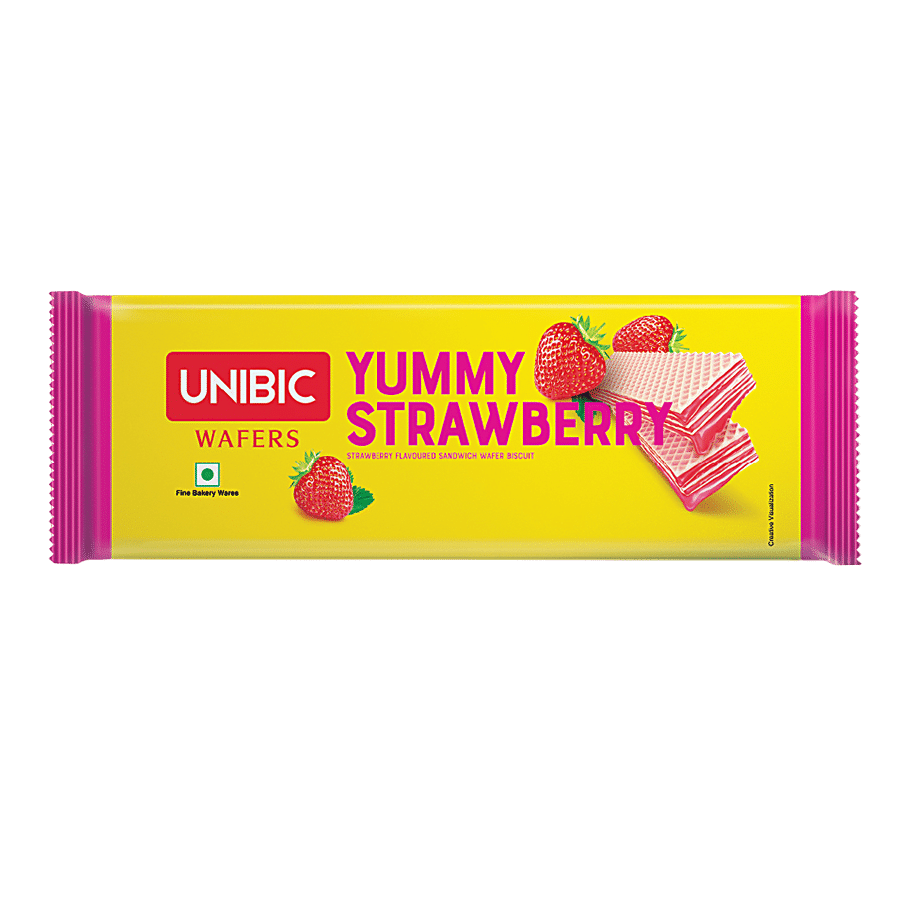 UNIBIC Wafers - Yummy Strawberry