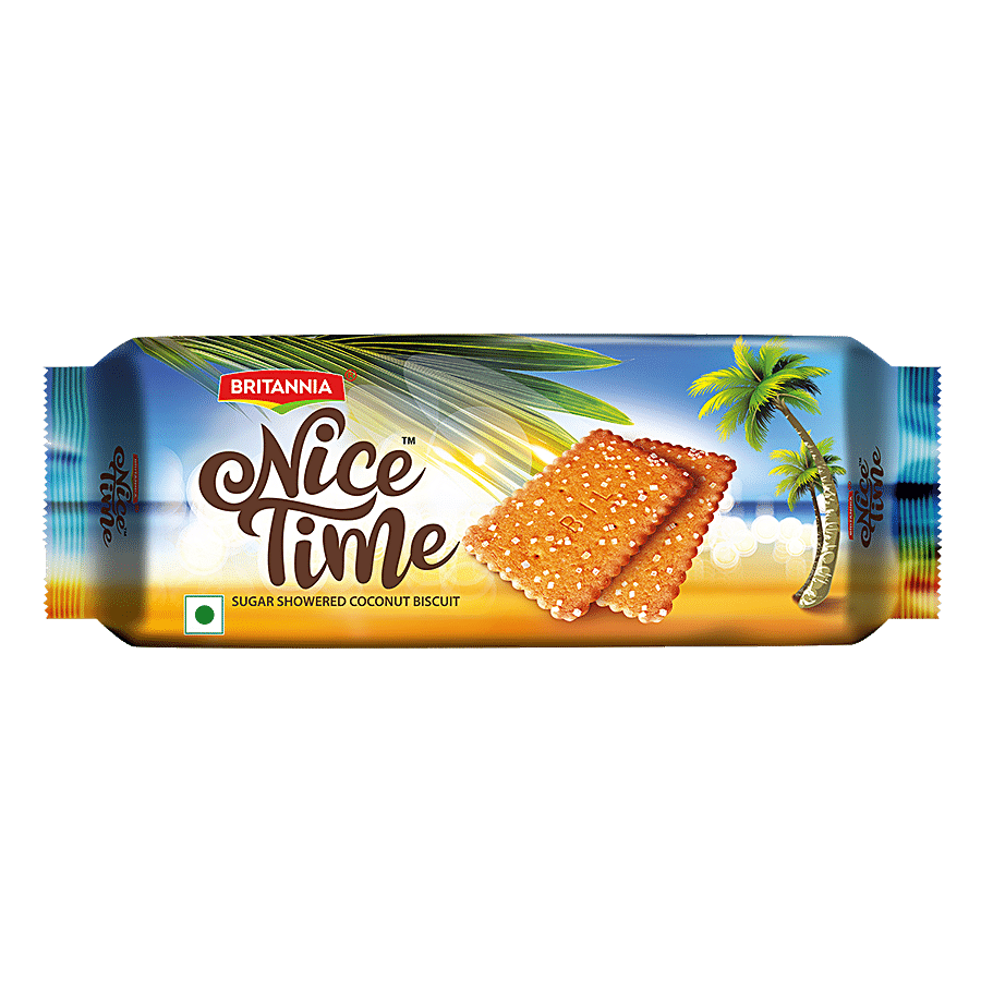 Britannia Nice Time - Sugar Showered Coconut Biscuits