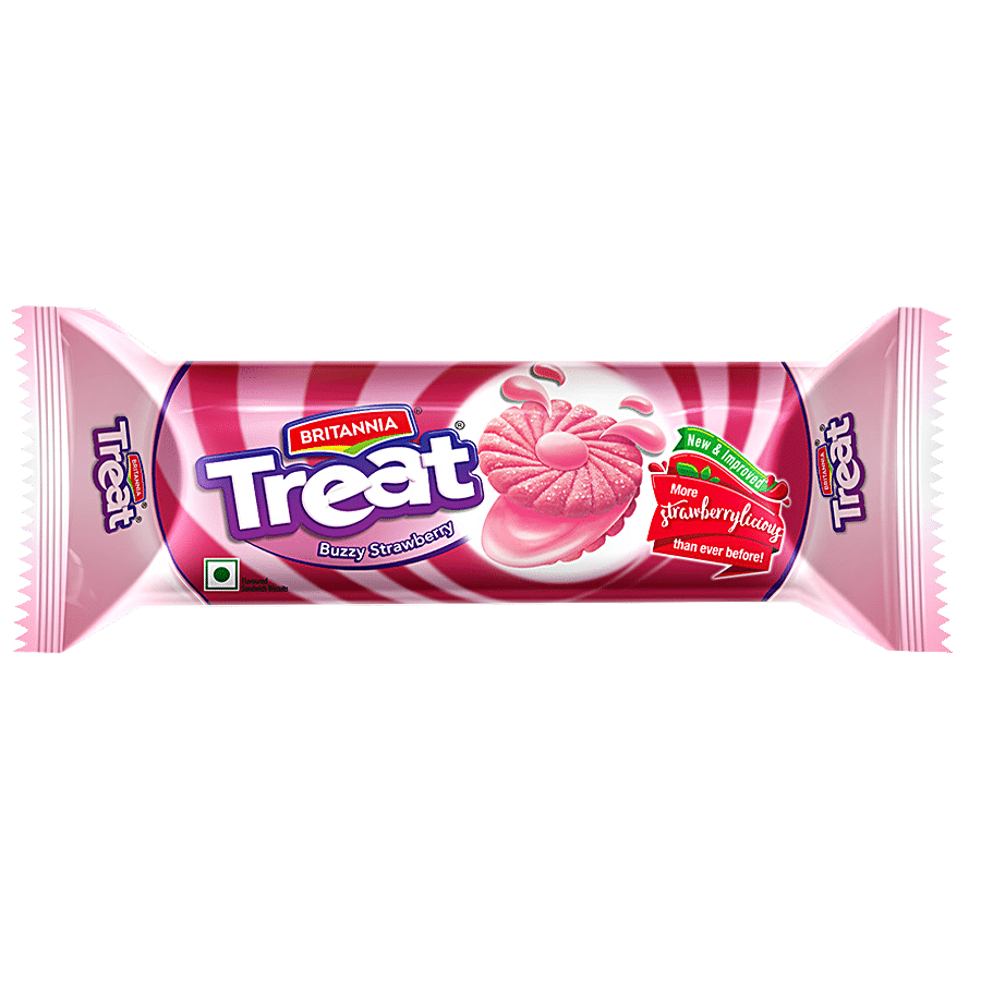 Britannia Treat - Strawberry Biscuits