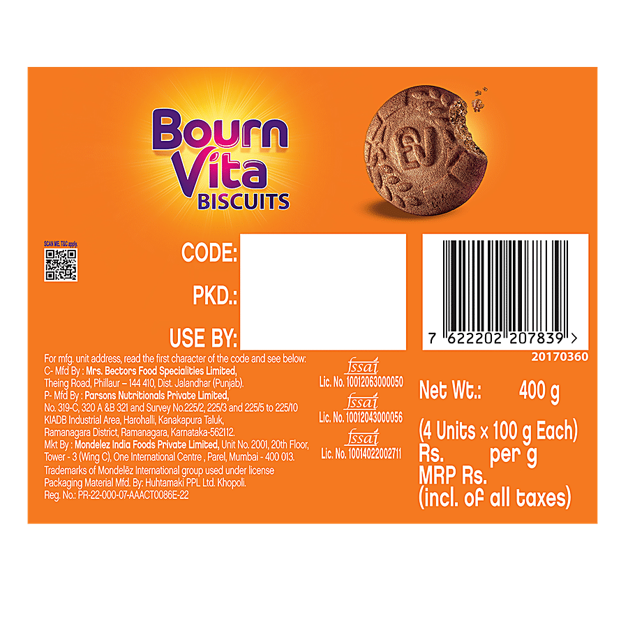 Cadbury Bournvita Biscuits - Super Value Family Pack