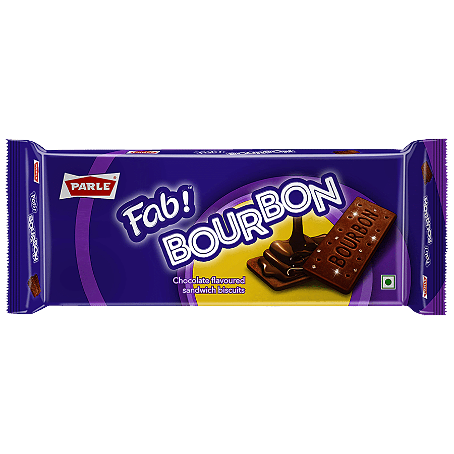 PARLE Fab Bourbon Cream Biscuits - Chocolate