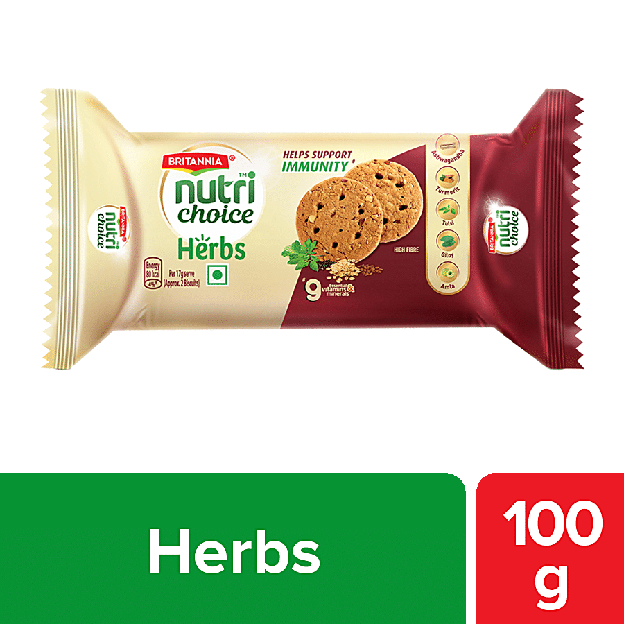 Britannia Nutrichoice Herbs Biscuits - 0% Maida