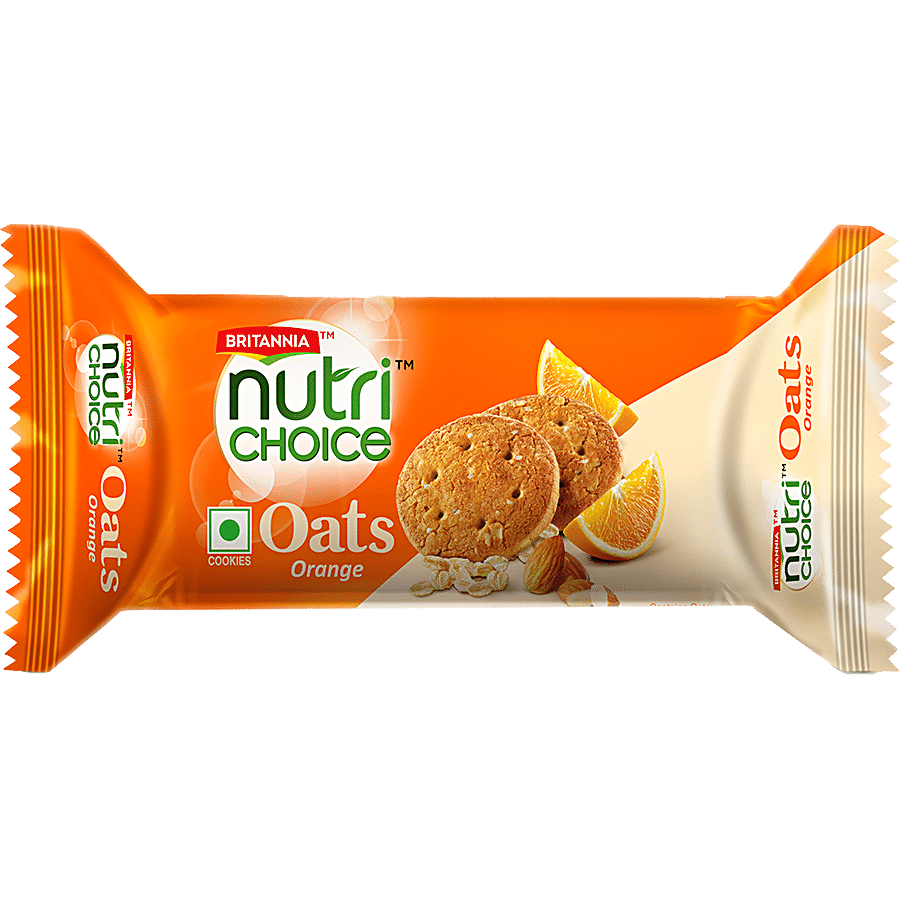 Britannia nutri choice Oats Cookies Orange Almond