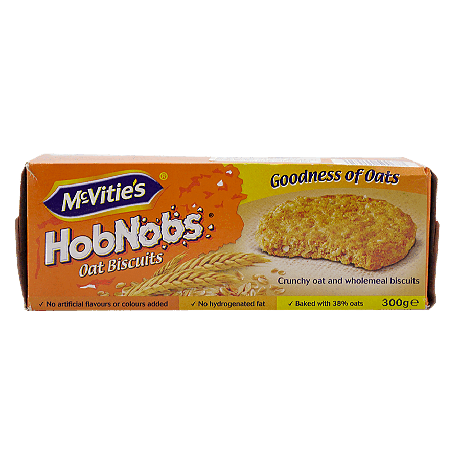 McVitie's Hobnobs Crunchy Wholemeal Oat Imported Biscuits With 33% Oats