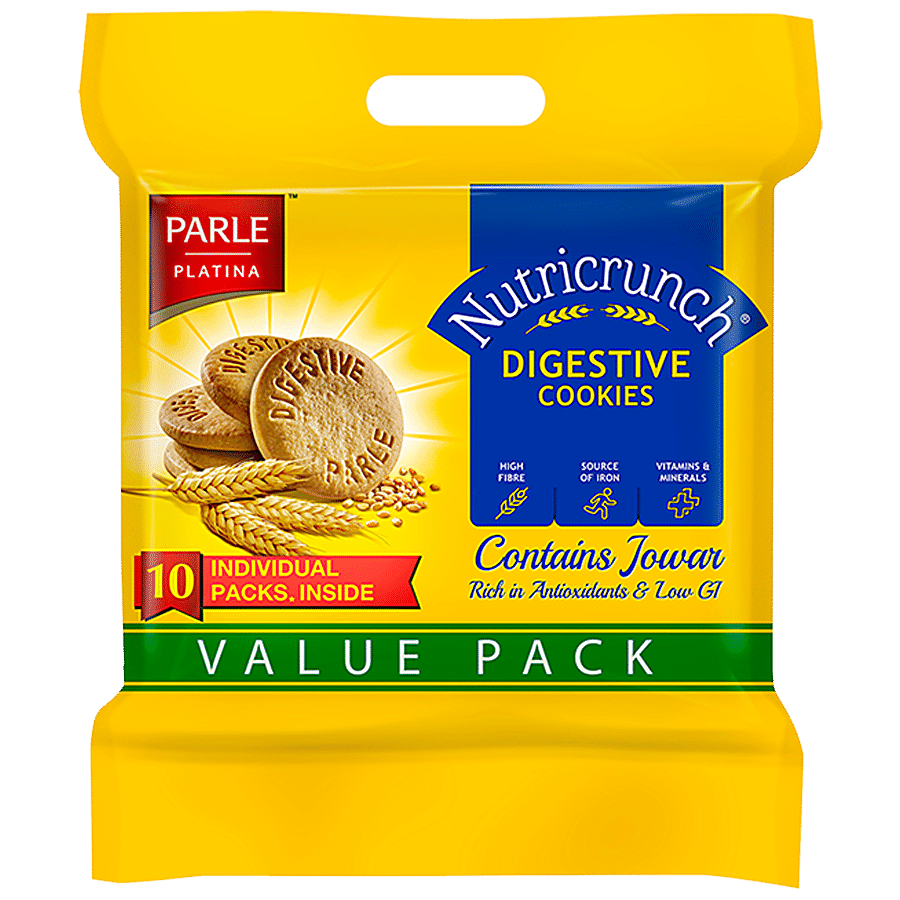 PARLE PLATINA Nutricrunch Digestive Cookies