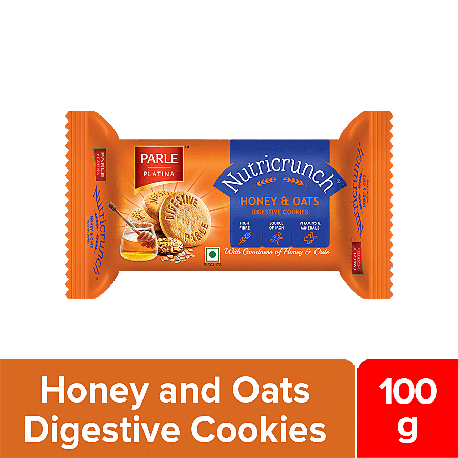 PARLE Platina Nutricrunch Biscuit - Honey & Oats