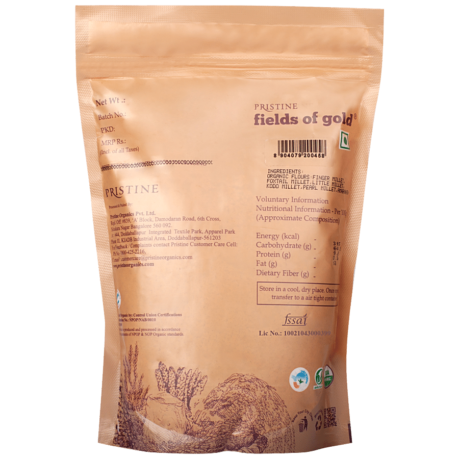 PRISTINE Organic Multi Millet Gluten Free Flour