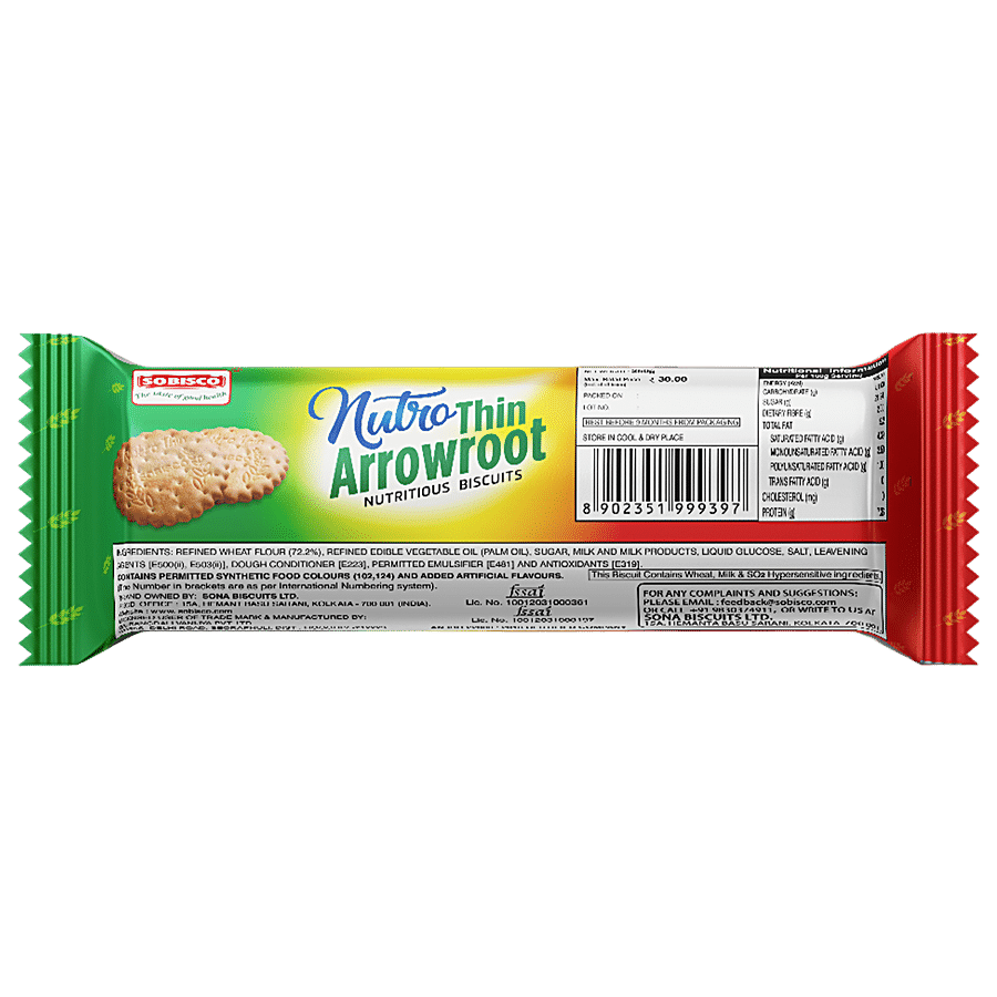 Sobisco Nutro Thin Arrowroot Nutritious Biscuit