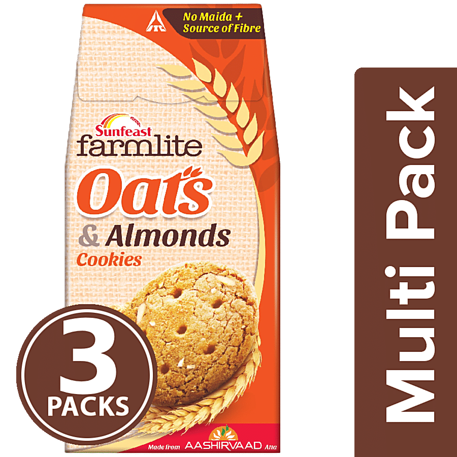 Sunfeast Farmlite Biscuit - Oats & Almonds