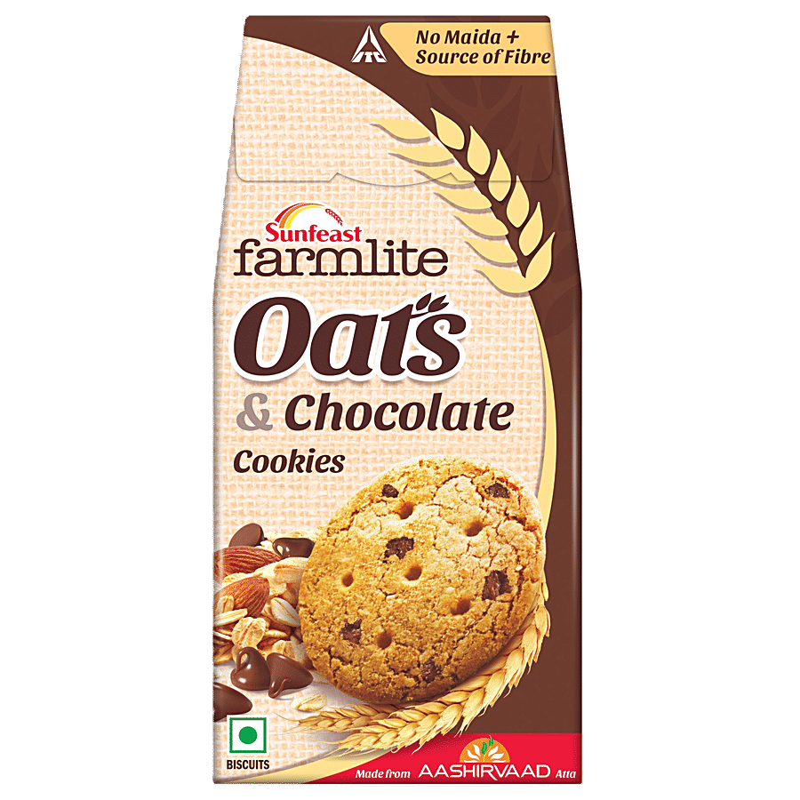 Sunfeast Farmlite Biscuit - Oats And Chocolate